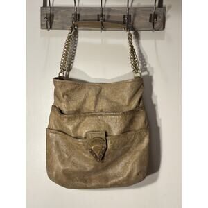 Pour la Victoire tan ladies tote handbag purse 15x15x2